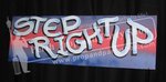 15-"Step Right Up" sign