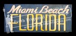 21-"Miami Beach Florida" Sign