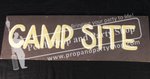 3-"CAMP SITE" sign