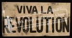 9-"VIVA LA REVOLUTION" sign