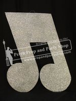 37-MUSIC NOTES (SILVER GLITTER)