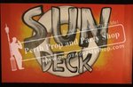 11-"SUN DECK" sign