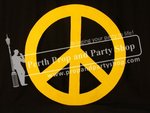 8-PEACE SIGN (yellow)