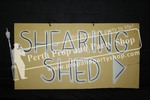 23-"SHEARING SHED" sign
